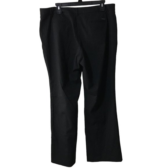 NEW YORK AND COMPANY PINESTRIPED STRETCH DRESS PANTS WOMENS SIZE 16 - Picture 2 of 5